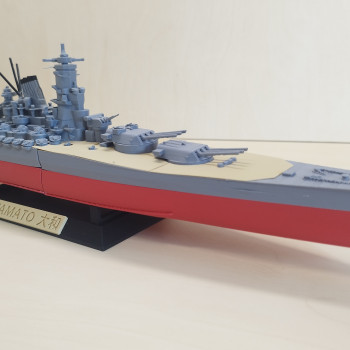 IJN Yamato Savaş Gemisi 3D Baskı Modeli - Yüksek Detay