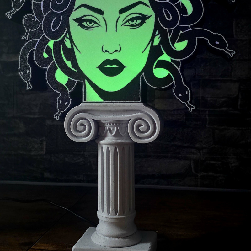 Denizanası LED Lamba - 3D Baskı Dekoratif Aydınlatma