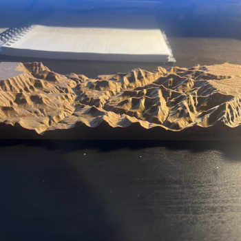 3D Baskı Büyük Kanyon Tam Uzunluk Eğitim Modeli