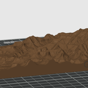 3D Baskı Büyük Kanyon Tam Uzunluk Eğitim Modeli