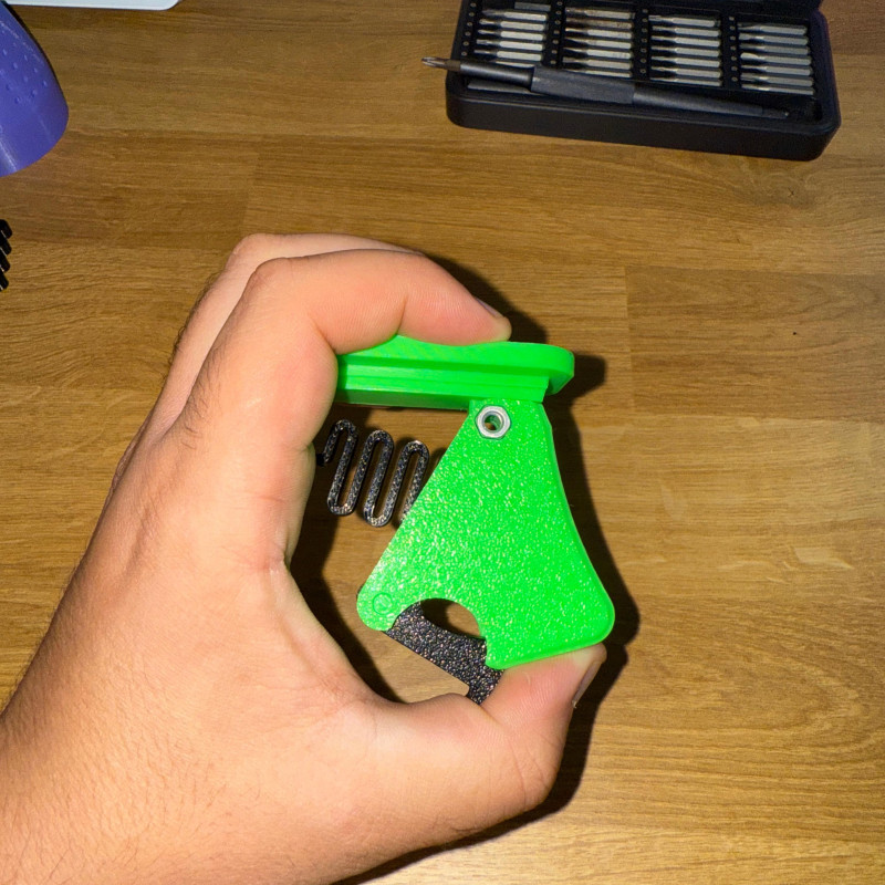 Tabanca Tutuşlu Konserve Açacağı - 3D Baskılı Pratik Mutfak Aleti