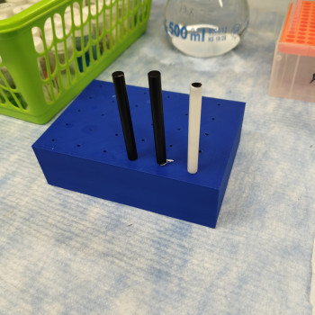 Glassy Carbon Elektrot Tutucu - 3D Baskılı Kimya Laboratuvar Aksesuarı