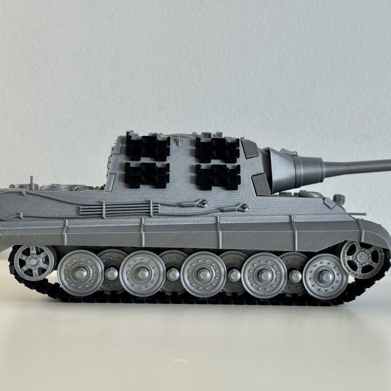 Jagdtiger Tank Avcısı Hareketli Namlulu 1/35 Ölçek 3D Baskı Model Jagdtiger Tank Avcısı Hareketli Namlulu 1/35 Ölçek 3D Baskı Model