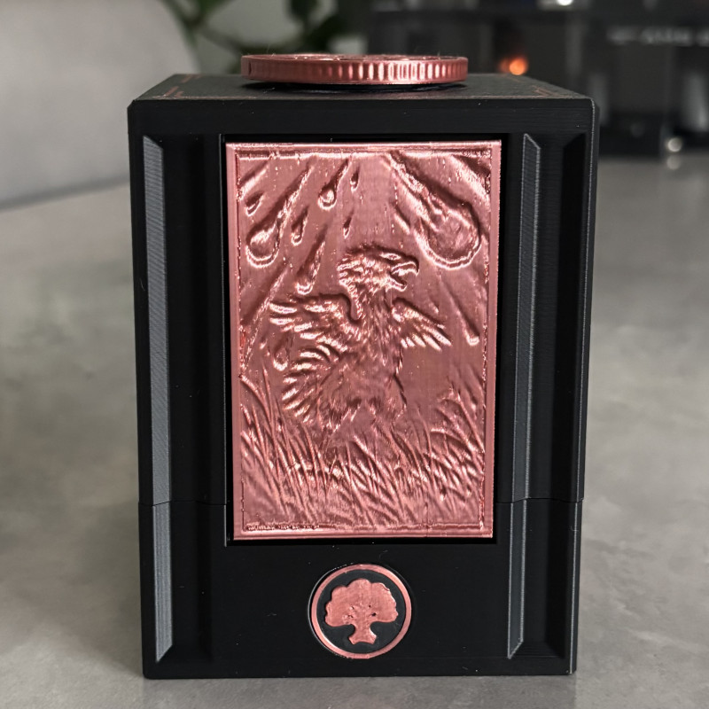 MTG Commander Sürgülü Deck Kutusu - Özel 3D Baskı Kart Saklama