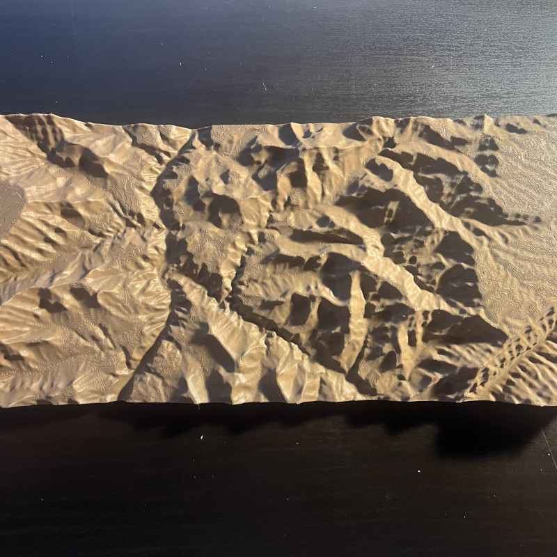 3D Baskı Büyük Kanyon Tam Uzunluk Eğitim Modeli