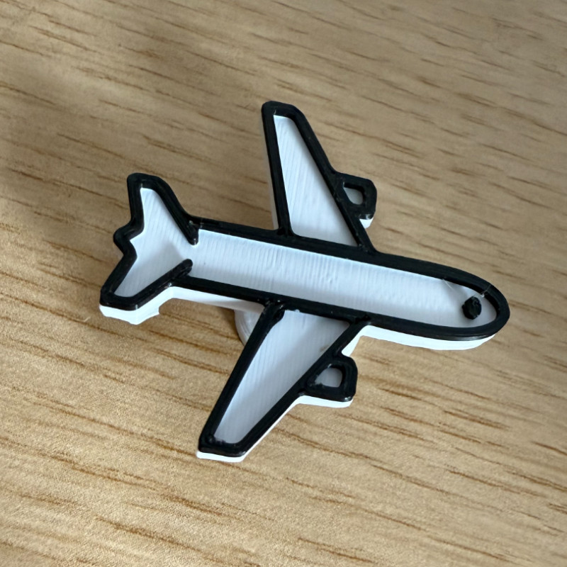 3D Baskılı Croc Uçak Jibbet Charm - Ayakkabı Aksesuarı 3D Baskılı Croc Uçak Jibbet Charm - Ayakkabı Aksesuarı