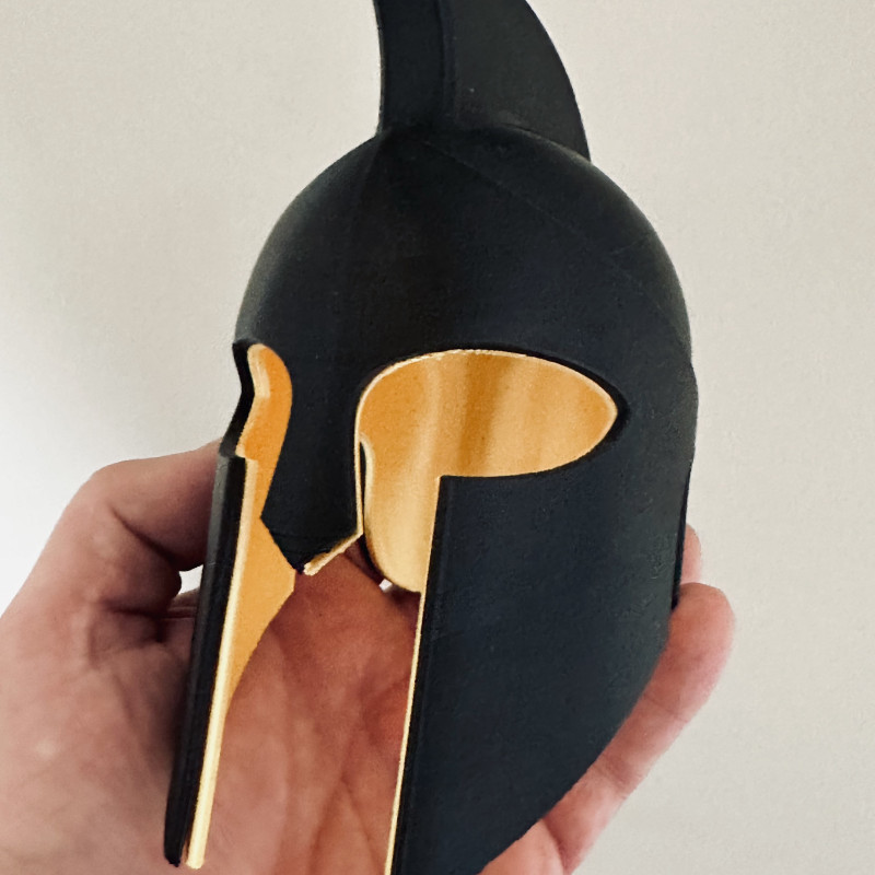 Yunan Mitolojisi Karanlık Miğferi - 3D Baskı Dekoratif Lamba