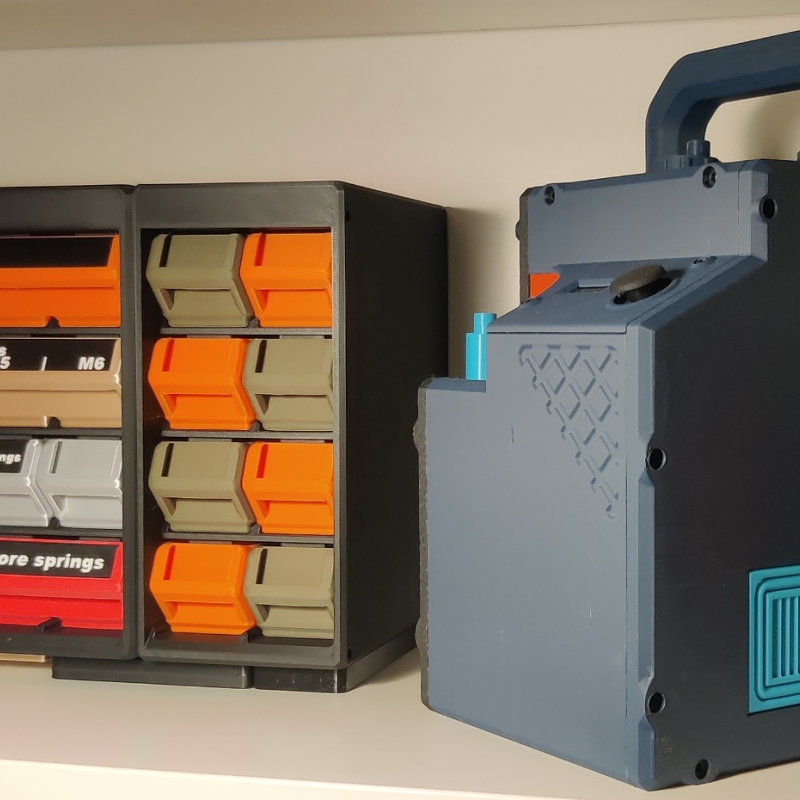 Modüler Gridfinity Düzenleme Kutusu - SKADIS HSW Uyumlu 3D Baskı