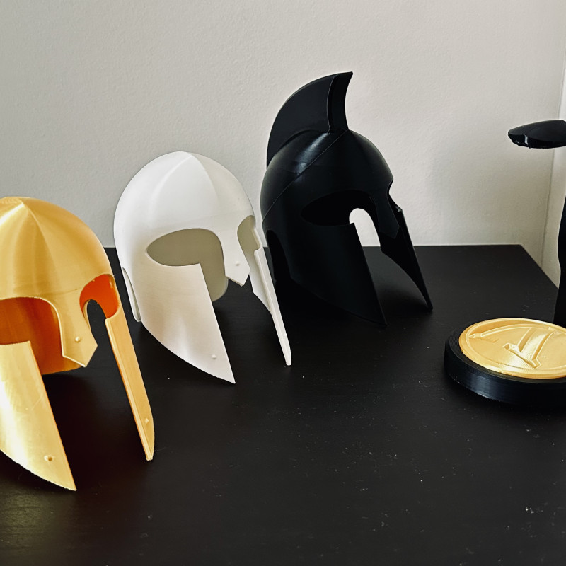 Yunan Mitolojisi Karanlık Miğferi - 3D Baskı Dekoratif Lamba