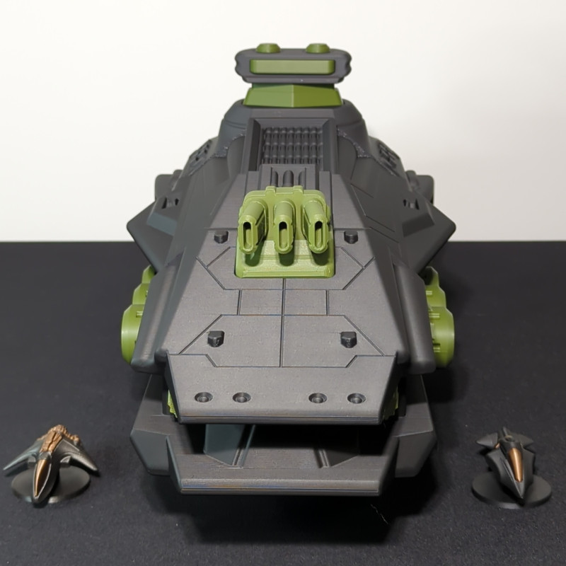 Void Behemoth Savaş Gemisi - 3D Baskı Maket (60cm)