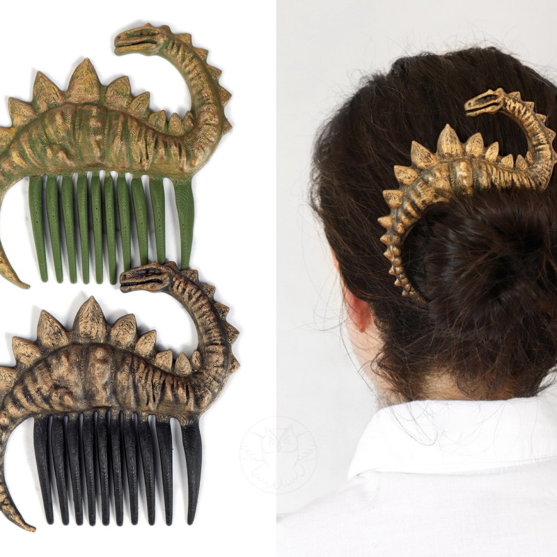 Caduceus Saç Tokası - Yunan Mitolojisi Tasarımı 3D Baskı Saç Aksesuarı