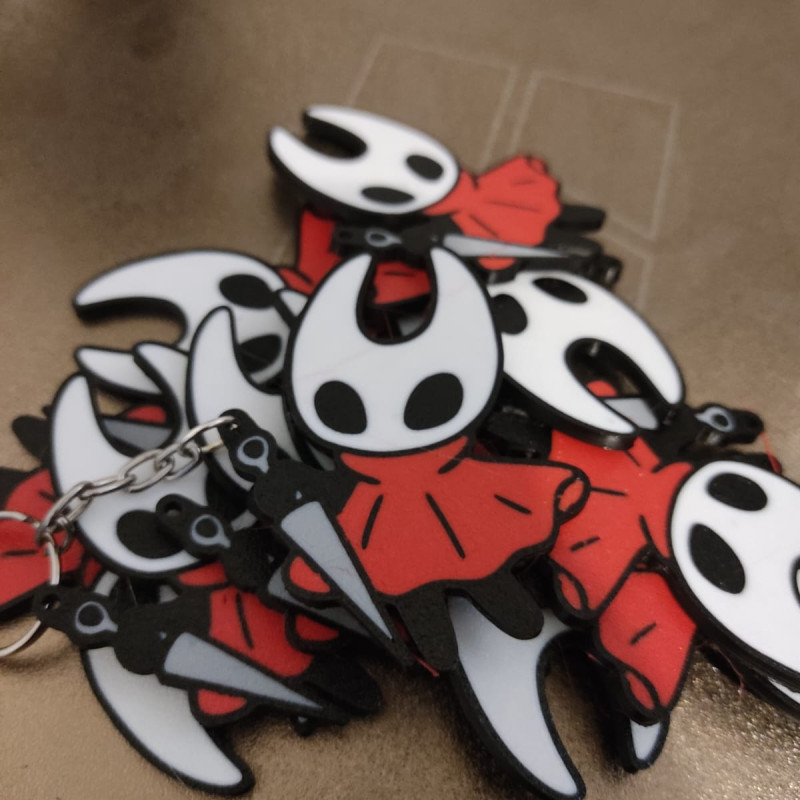 Hollow Knight Hornet Chibi Anahtarlık - 3D Baskı Oyun Aksesuarı Hollow Knight Hornet Chibi Anahtarlık - 3D Baskı Oyun Aksesuarı