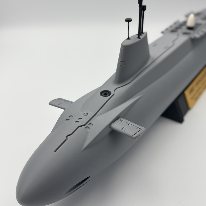 HMS Vanguard S28 Denizaltı 3D Baskı Modeli - 94cm Detaylı Maket