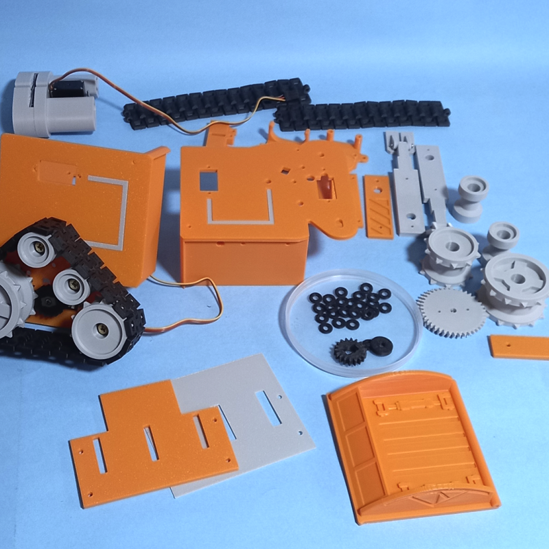 Droid-E3D Cyberbrick Robot - 3D Baskılı DIY Robot Kiti