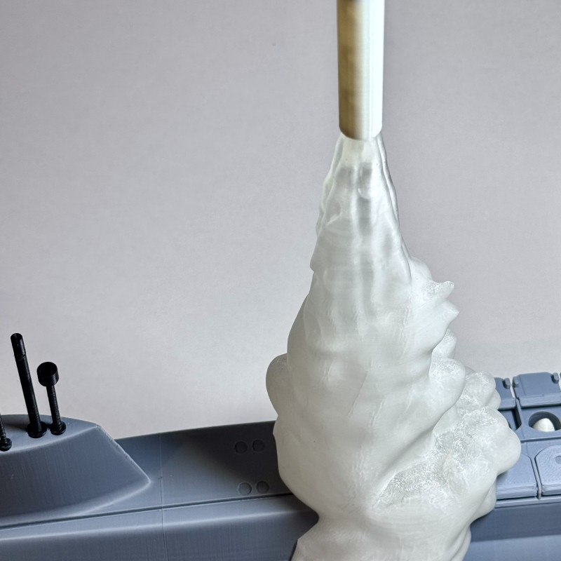 HMS Vanguard S28 Denizaltı 3D Baskı Modeli - 94cm Detaylı Maket