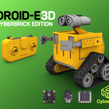 Droid-E3D Cyberbrick Robot - 3D Baskılı DIY Robot Kiti