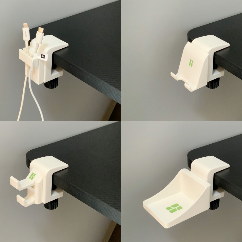 Modüler Masa Organizatörü - 3D Baskı Ev Ofis Aksesuarı