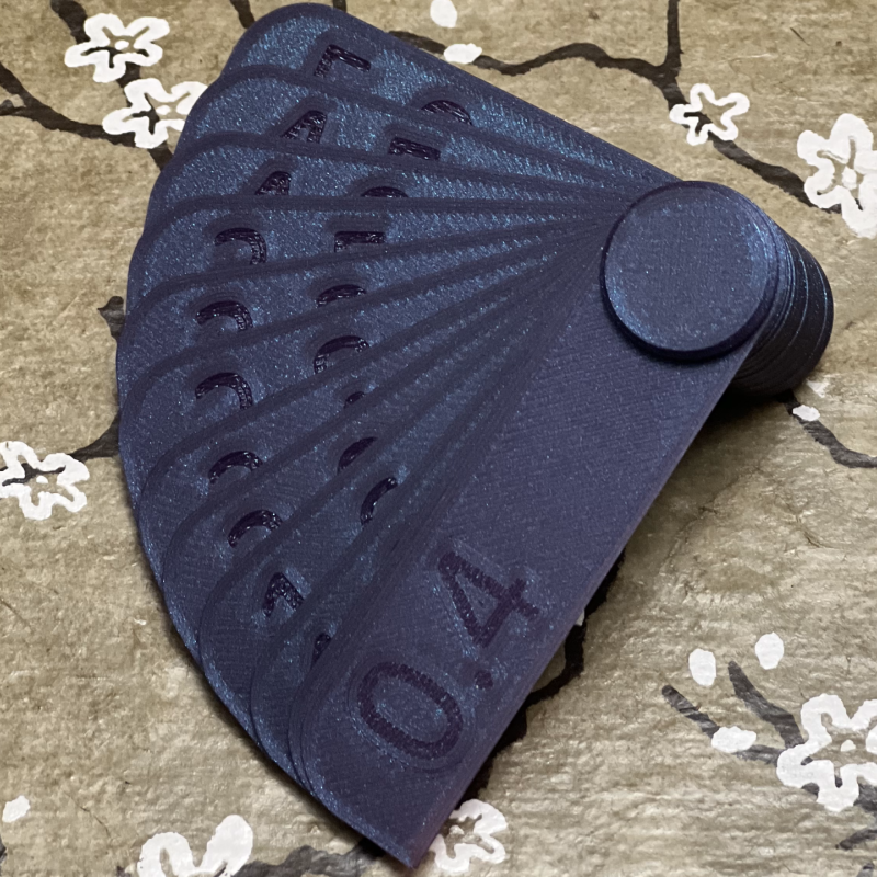 3D Baskı Kalınlık Ölçer 0.4-10.0mm - PLA Profesyonel Modelleme Aracı