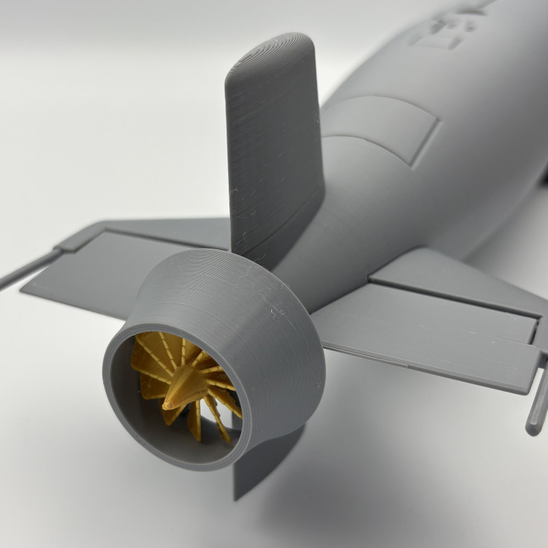 HMS Vanguard S28 Denizaltı 3D Baskı Modeli - 94cm Detaylı Maket