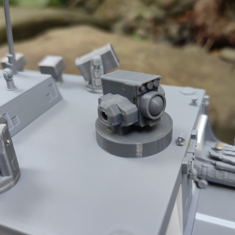 Type 055 Destroyer S-Class 3D Baskı Savaş Gemisi Maketi - 1 Metre