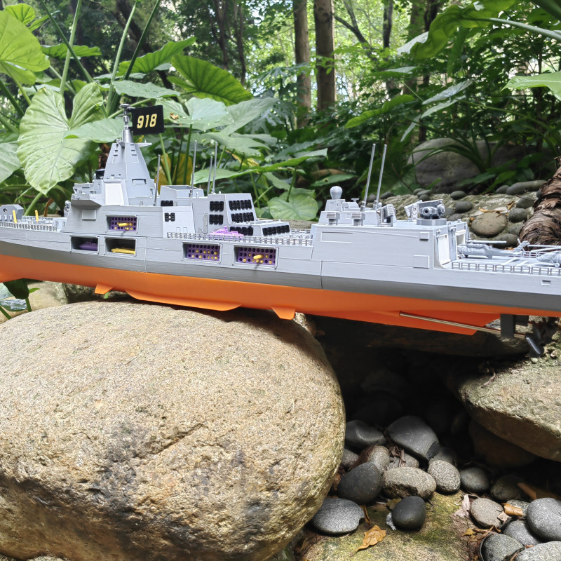 Type 055 Destroyer S-Class 3D Baskı Savaş Gemisi Maketi - 1 Metre