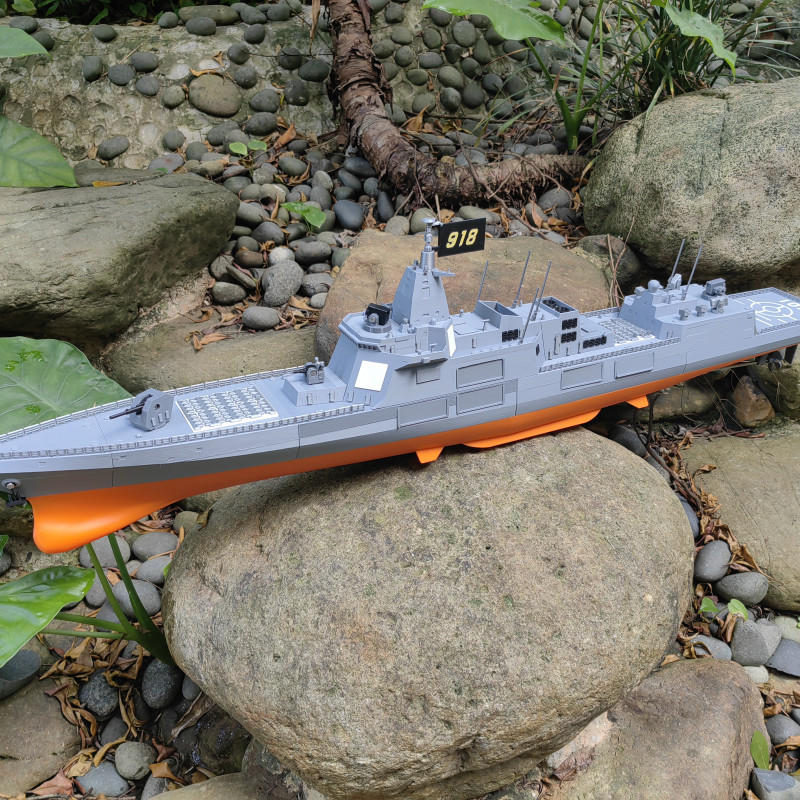 Type 055 Destroyer S-Class 3D Baskı Savaş Gemisi Maketi - 1 Metre