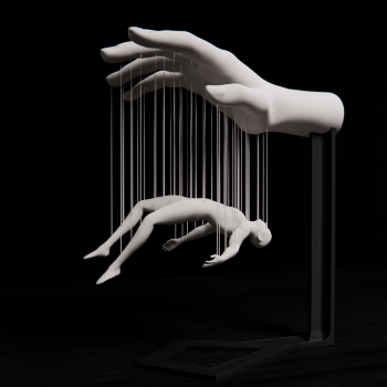 Overtaken 3D Baskı Heykel - Sanatsal Dekorasyon