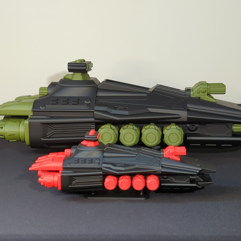 Void Behemoth Savaş Gemisi - 3D Baskı Maket (60cm)