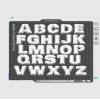 Kumaş Dokulu Alfabe Anahtarlık Seti - 26 Harf 3D Baskı