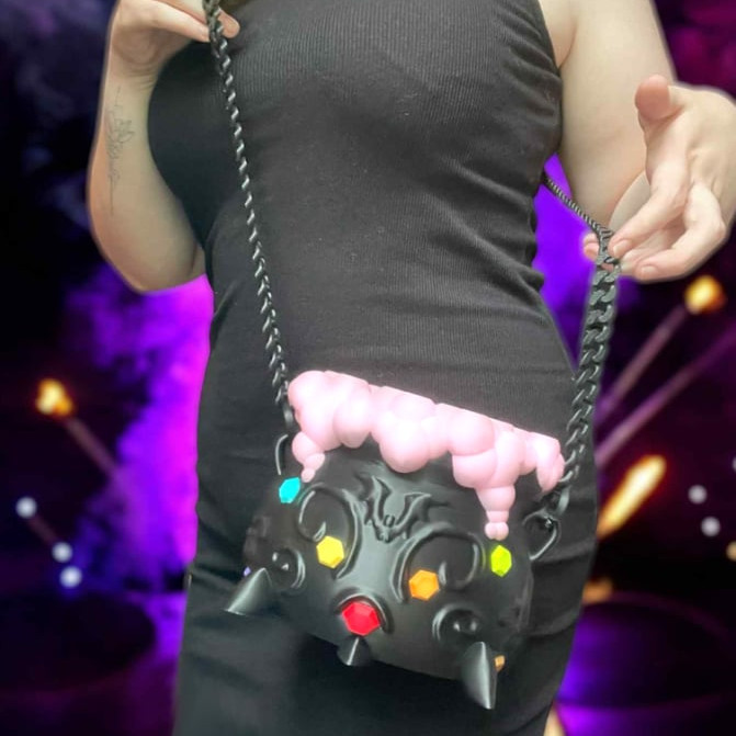 Cadı Kazanı 3D Baskılı Halloween Çantası - Sihirli Tasarım