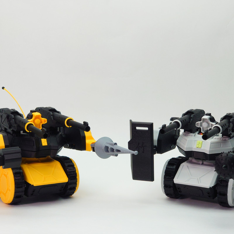 CyberBrick FR-01B Savaş Robotu 3D Baskı Kiti - DIY Robot Yapım Seti