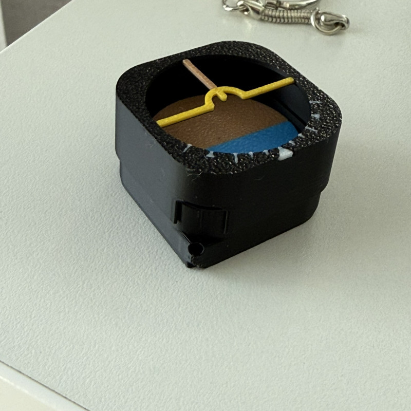 2D Yapay Ufuk Anahtarlık - Pilot Fidget Oyuncak - 3D Baskı Havacılık Aksesuarı