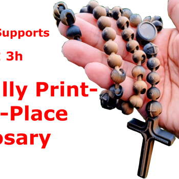 3D Baskı Tespih - Tam Baskıda Birleşen Özel Tasarım