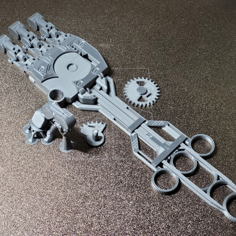 Mekanik Robot El V4.0 - 3D Baskı Oyuncak ve Koleksiyon Ürünü