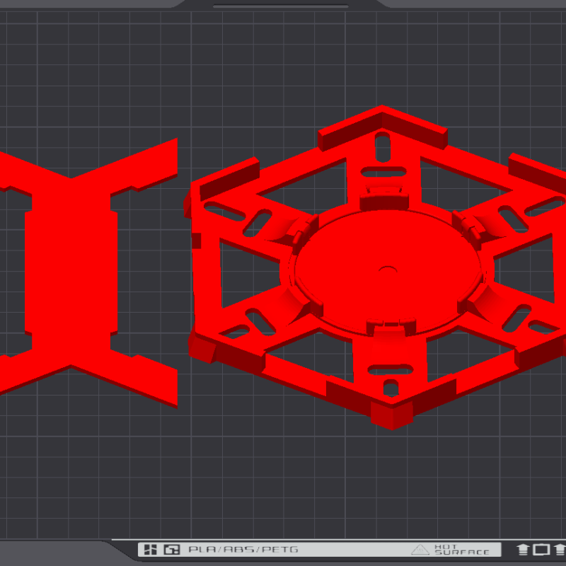 Govee Hexa Işık Paneli Duvara Monte Braketi - 3D Baskılı Govee Hexa Işık Paneli Duvara Monte Braketi - 3D Baskılı