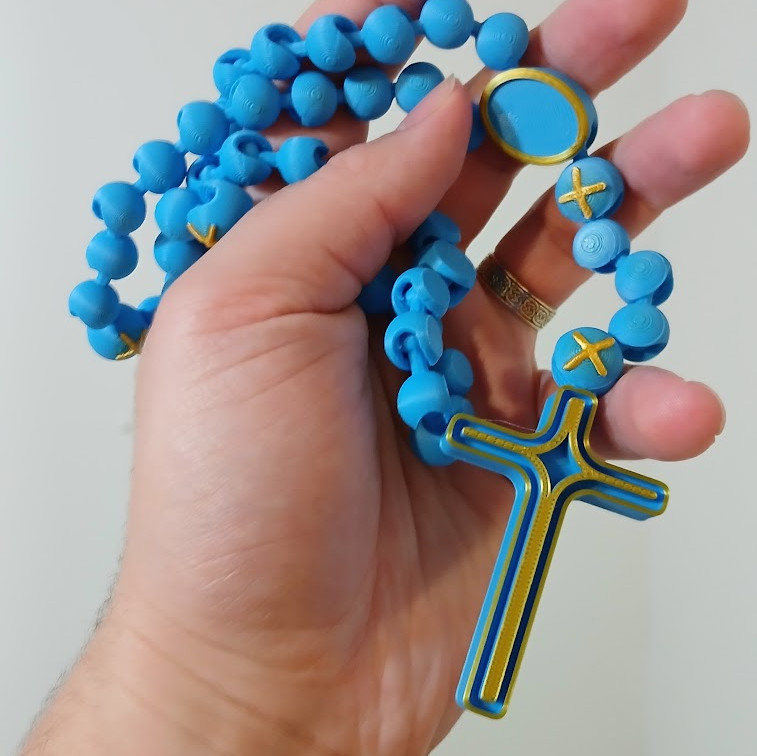 3D Baskı Tespih - Tam Baskıda Birleşen Özel Tasarım