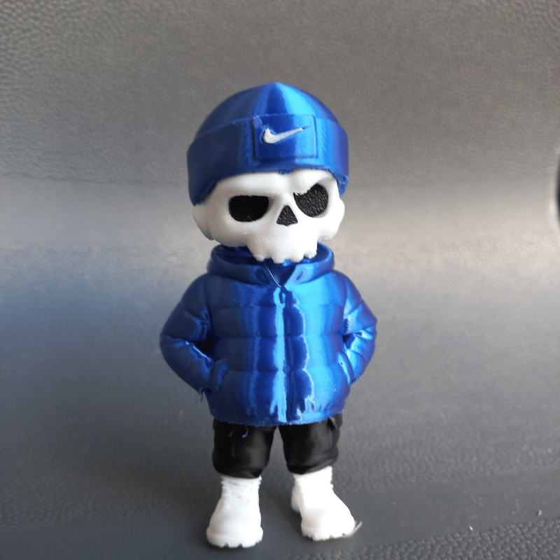 ZKULL Kış Urban Modüler Kafatası Figürü - 3D Baskı Oyuncak