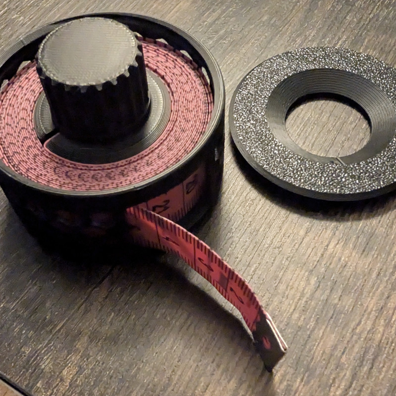 Şerit Metre Saklama Kutusu - Hafif 3D Baskılı Pratik Depolama