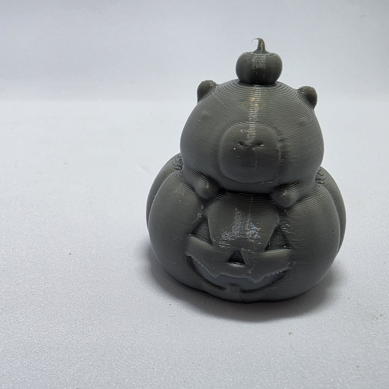 Balkabağı Kapibara Anti-Stress Anahtarlık - Halloween Dekor