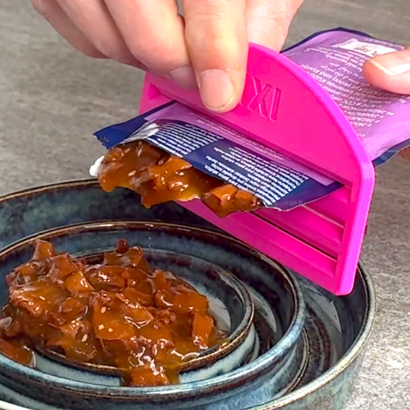 Kedi Maması Poşeti Sıyırıcı - Ergonomik 3D Baskı Evcil Hayvan Aksesuarı