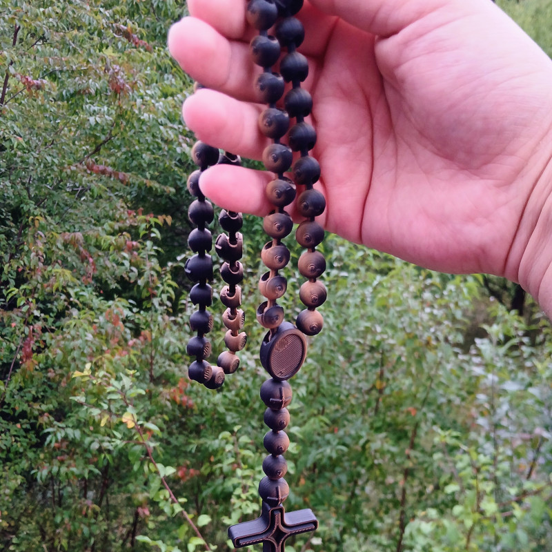 3D Baskı Tespih - Tam Baskıda Birleşen Özel Tasarım