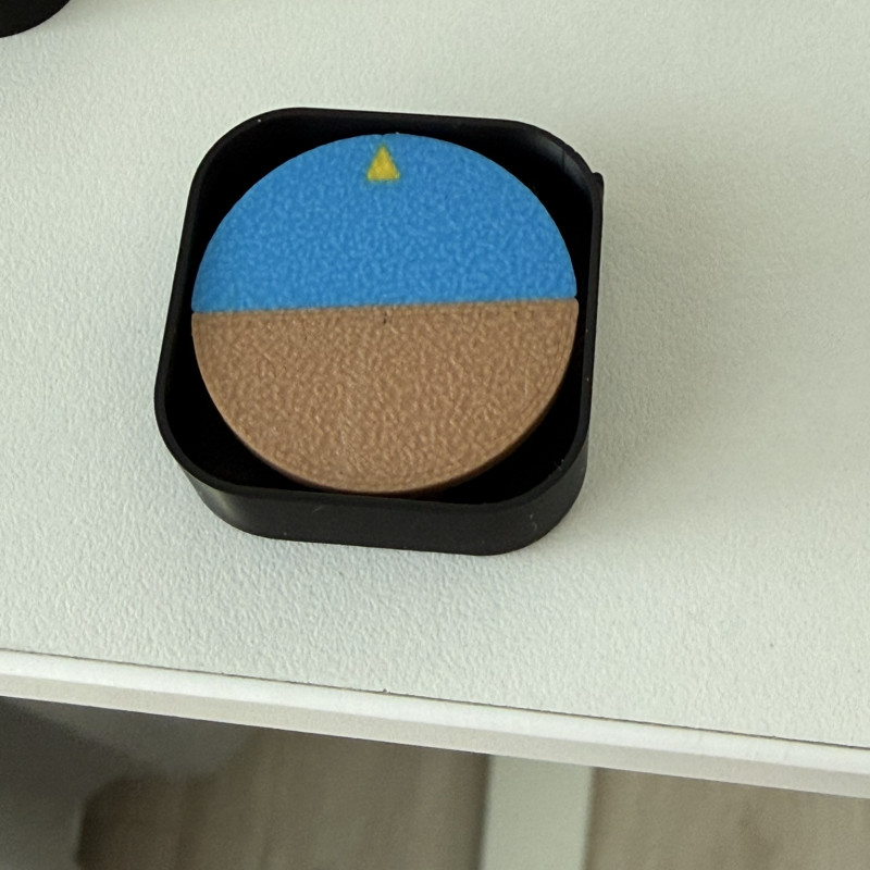 2D Yapay Ufuk Anahtarlık - Pilot Fidget Oyuncak - 3D Baskı Havacılık Aksesuarı