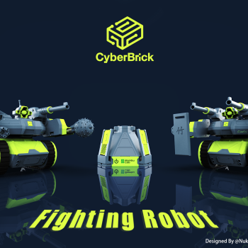 CyberBrick FR-01B Savaş Robotu 3D Baskı Kiti - DIY Robot Yapım Seti