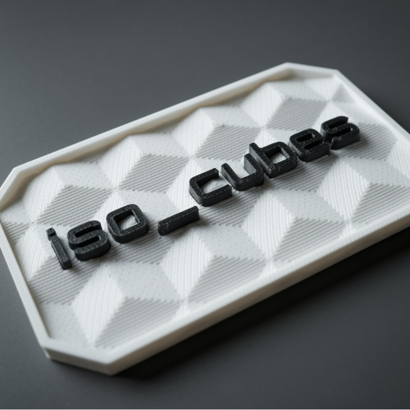 Özelleştirilebilir Dokulu İşaret Plakası - 3D Baskı Profesyonel Tabela