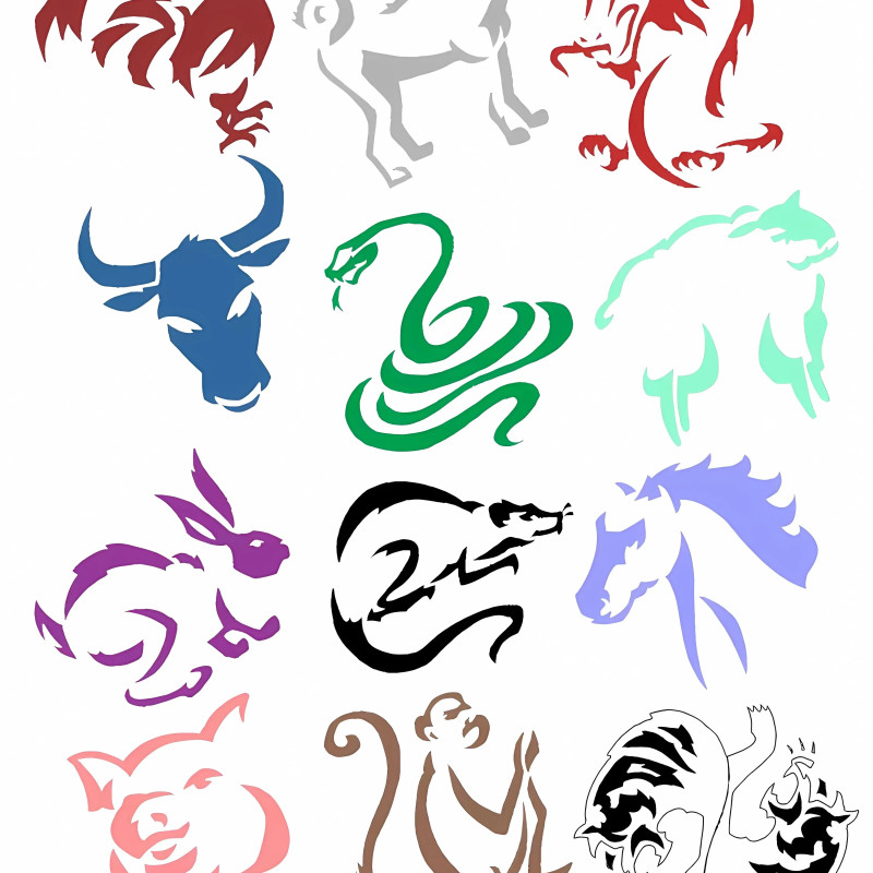 Işıklı 12 Burç Tılsımı - Dokunmatik Anahtar ve Type-C Şarj