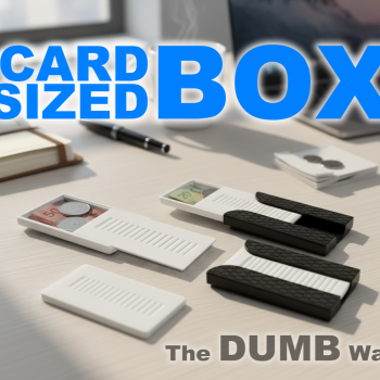 DUMB Cüzdan Kutusu - 3D Baskılı Çok Amaçlı Saklama Kutusu