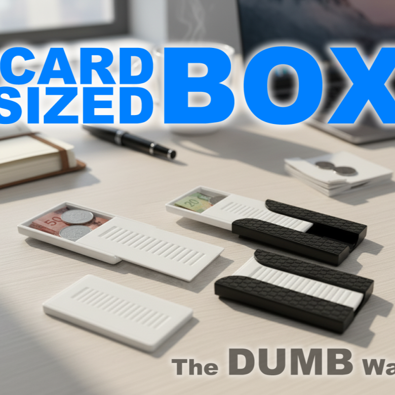 DUMB Cüzdan Kutusu - 3D Baskılı Çok Amaçlı Saklama Kutusu