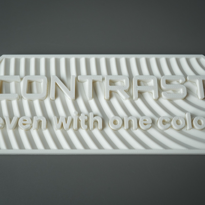 Özelleştirilebilir Dokulu İşaret Plakası - 3D Baskı Profesyonel Tabela