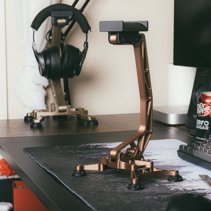 Kompakt Endüstriyel Kulaklık Standı - 3D Baskı Ofis Aksesuarı Kompakt Endüstriyel Kulaklık Standı - 3D Baskı Ofis Aksesuarı