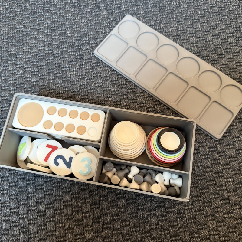 Montessori Matematik Seti 0-10 - 3D Baskı Eğitici Oyuncak